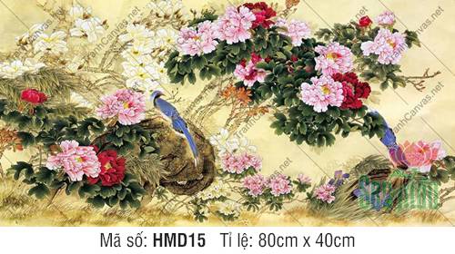 Hình Hoa Mẫu Đơn HMD15, Tranh Hoa Mẫu Đơn Đẹp Nhất
