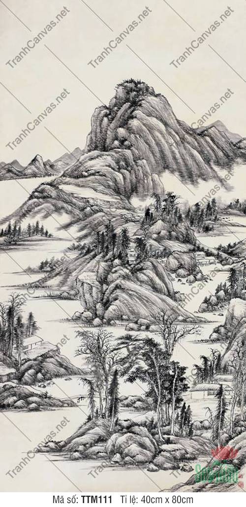 Tranh Thủy Mặc Hiện Đại TTM111