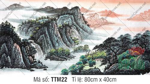 Tranh Thủy Mặc Mua Ở Đâu TTM22, Tranh Thủy Mặc Đẹp