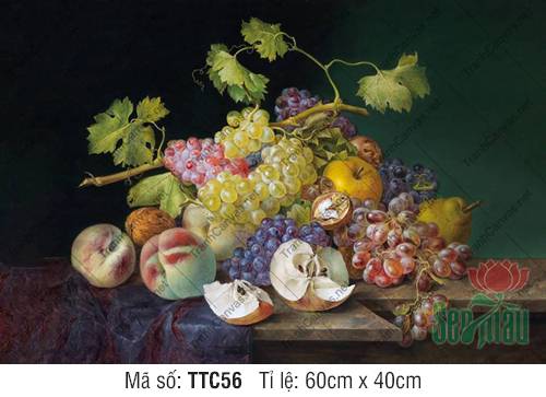 In Tranh Tĩnh Vật Đẹp TTC56, Tranh Tĩnh Vật Vẽ