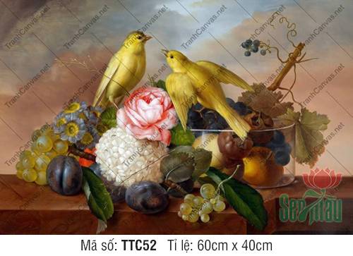 Tranh Tĩnh Vật Đơn Giản Nhất TTC52, Tranh Tĩnh Vật