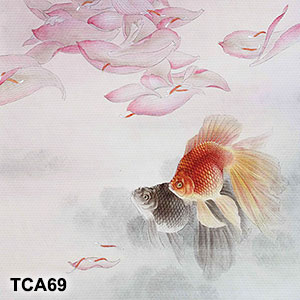 Tranh 2 con cá đẹp - TCA69