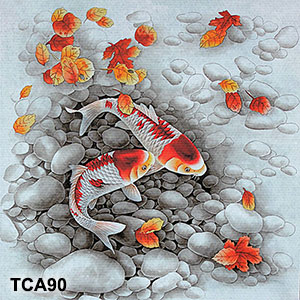 Tranh 2 con cá đẹp - TCA90