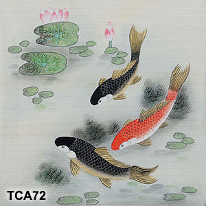 Tranh 3 con cá - TCA72