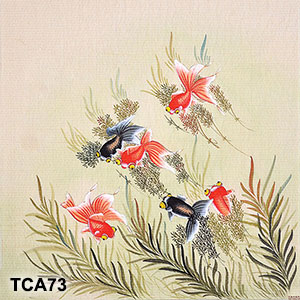 Tranh 6 con cá - TCA73