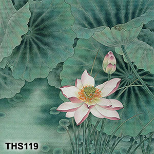 Tranh hoa sen phong thủy THS119